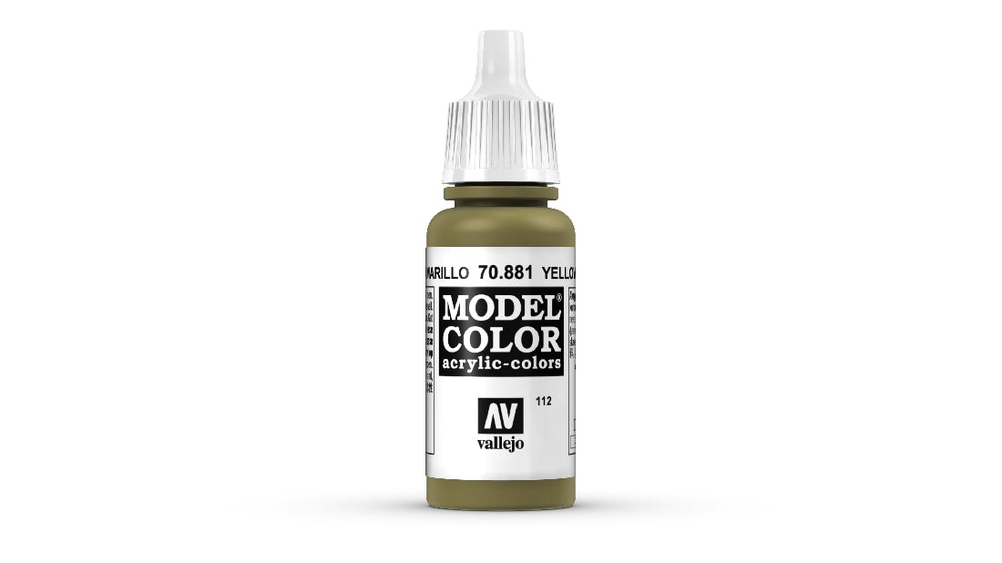 Vallejo Model Colour #121 Green Yellow 18 ml Matt Acrylic Paint