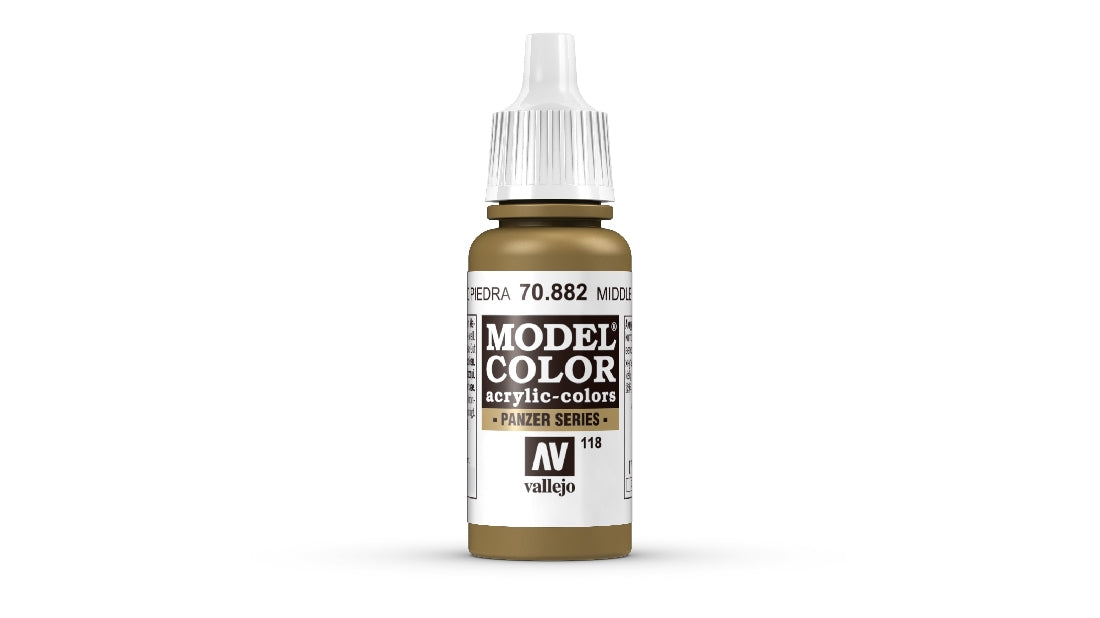 Vallejo Model Colour #124 Middle Stone 18 ml Matt Acrylic Paint