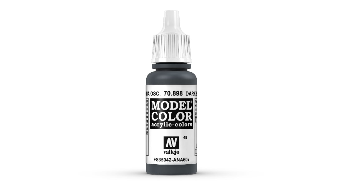 Vallejo Model Colour #072 Dark Sea Blue 18 ml Matt Acrylic Paint