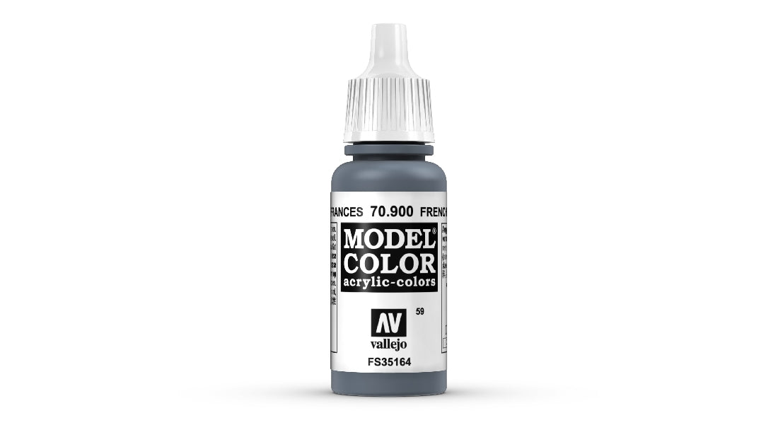 Vallejo Model Colour #059 French Mirage Blue 17 ml Acrylic Paint