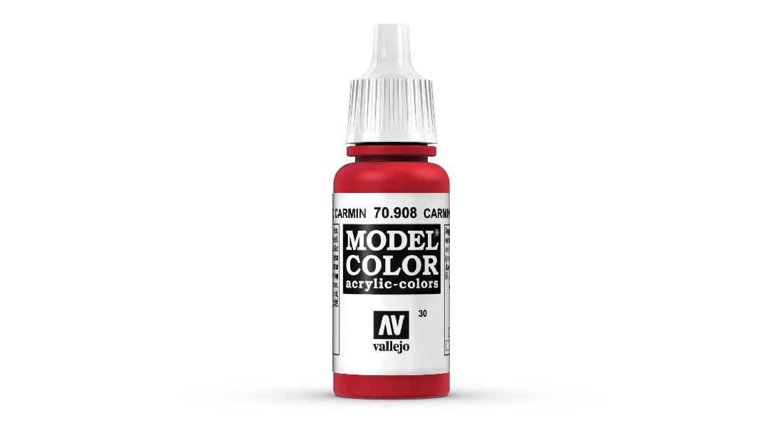 Vallejo Model Colour #033 Carmine Red 18 ml Matt Acrylic Paint