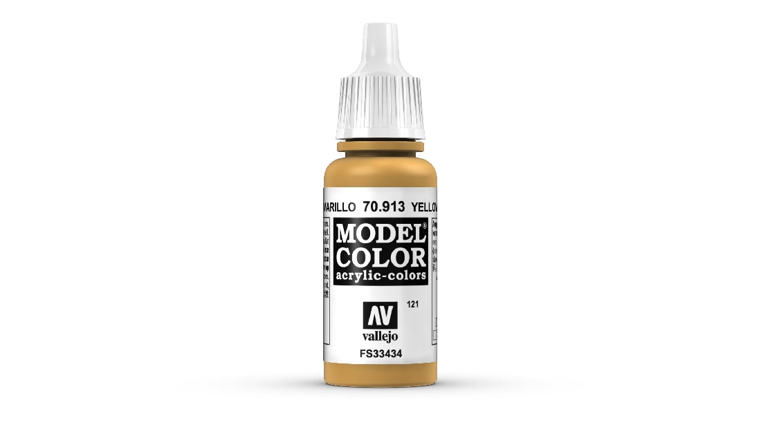 Vallejo Model Colour #157 Yellow Ochre 18 ml Matt Acrylic Paint