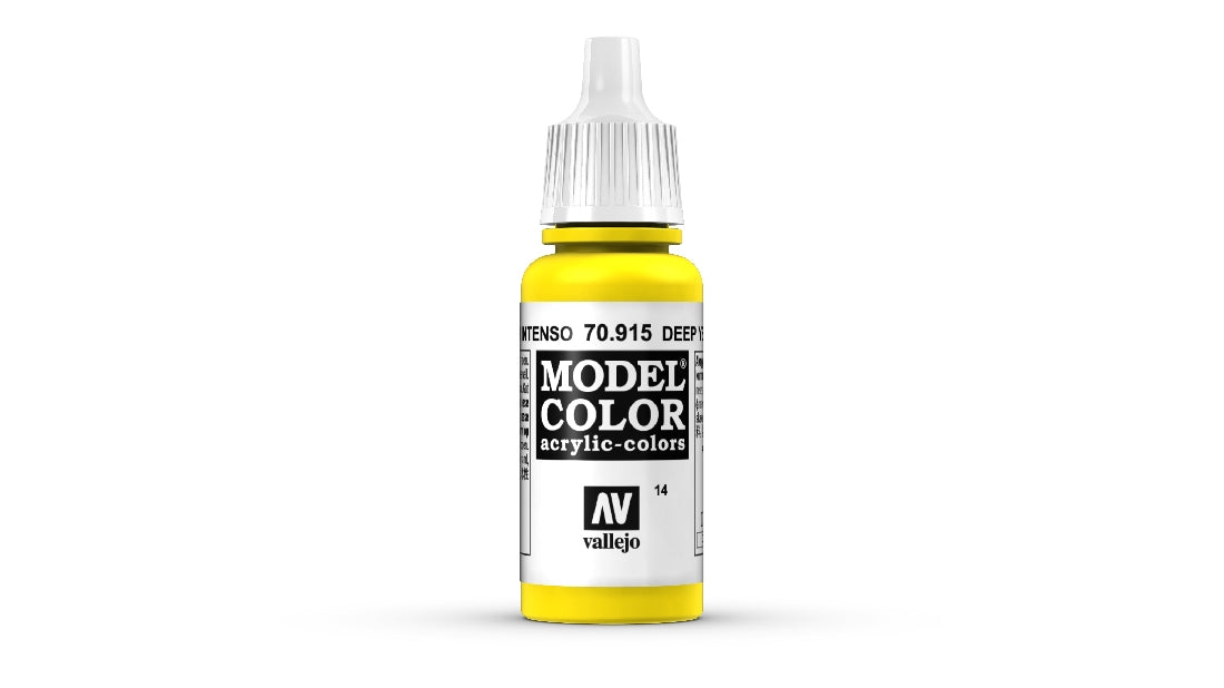 Vallejo Model Colour #026 Deep Yellow 18 ml Matt Acrylic Paint