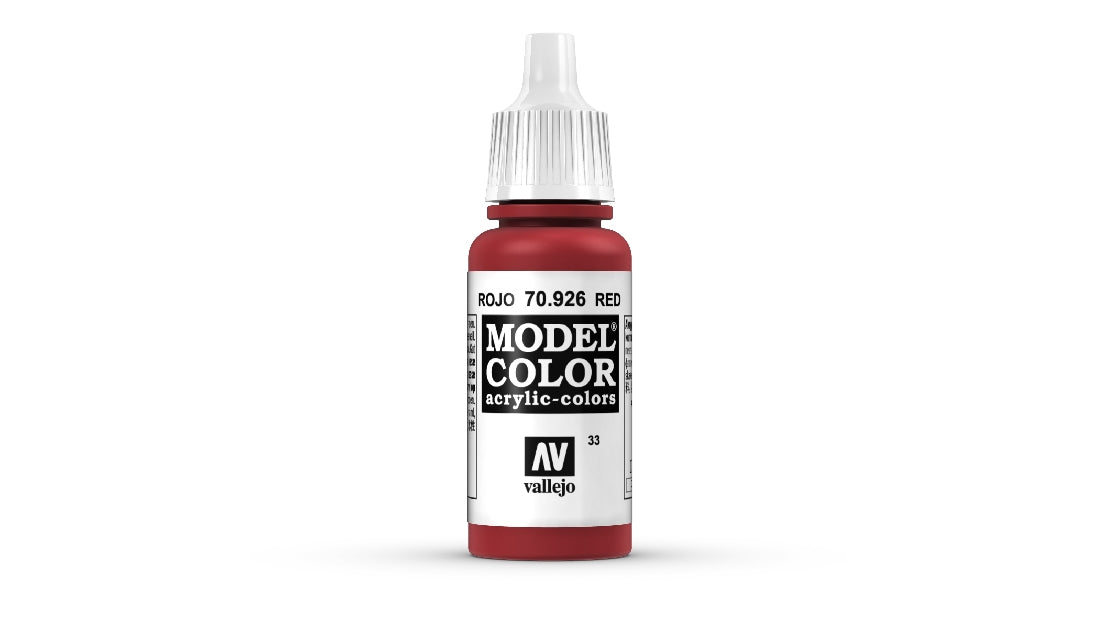 Vallejo Model Colour #034 Red 18 ml Matt Acrylic Paint