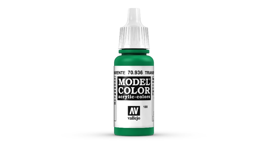 Vallejo Model Colour Transparent Green 17 Ml