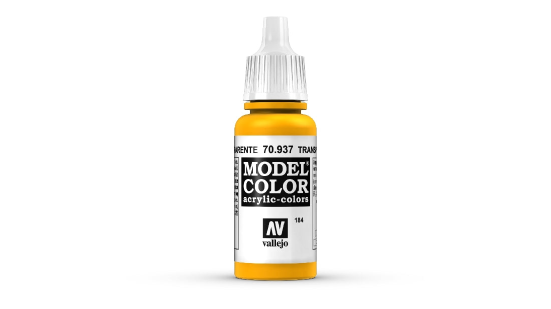 Vallejo Model Colour Transparent Yellow 17 Ml