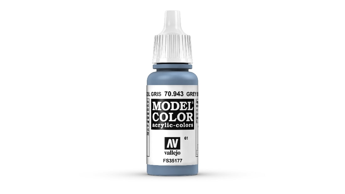 Vallejo Model Colour #172 Grey Blue 18 ml Matt Acrylic Paint