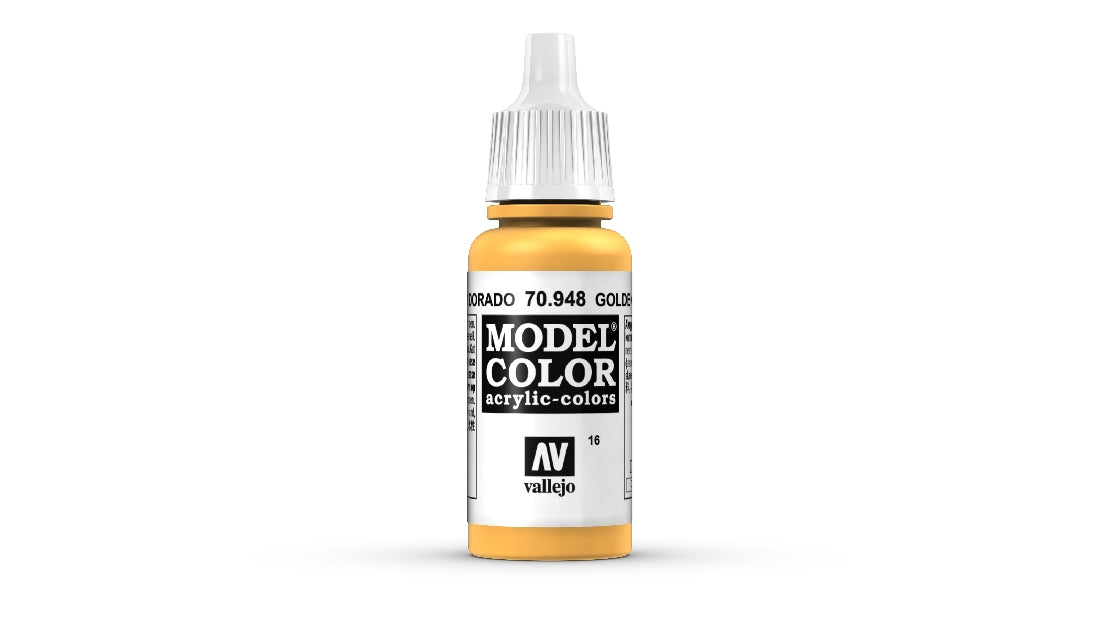 Vallejo Model Colour #028 Golden Yellow 18 ml Matt Acrylic Paint