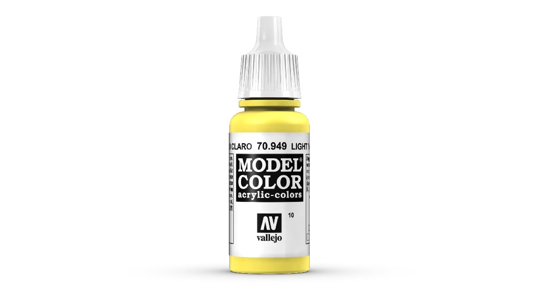 Vallejo Model Colour #024 Light Yellow 18 ml Matt Acrylic Paint
