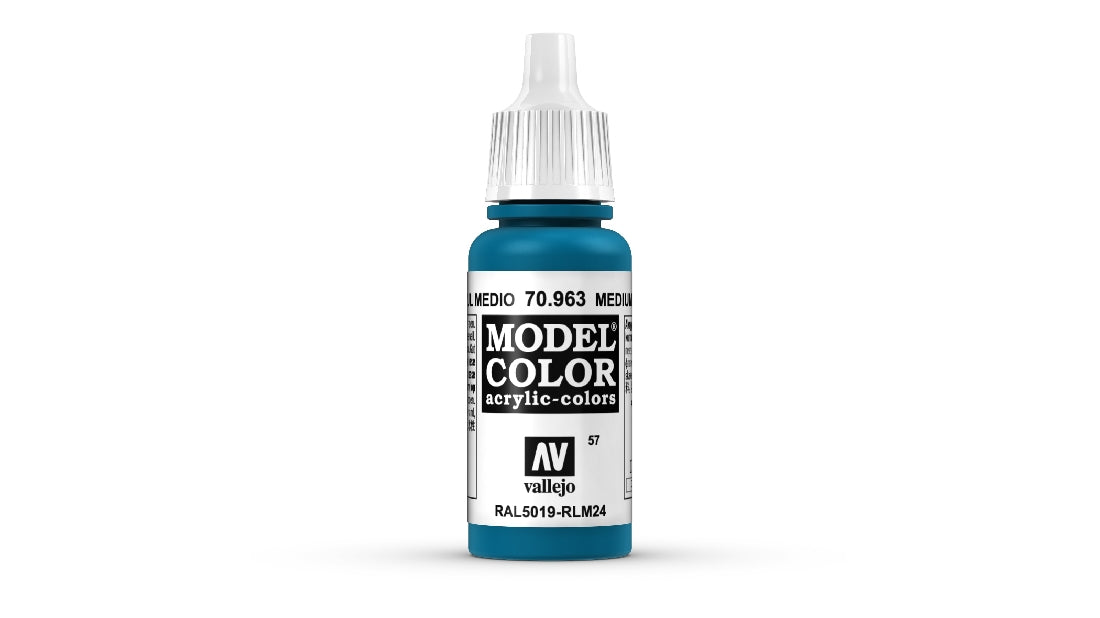 Vallejo Model Colour #067 Medium Blue 18 ml Matt Acrylic Paint