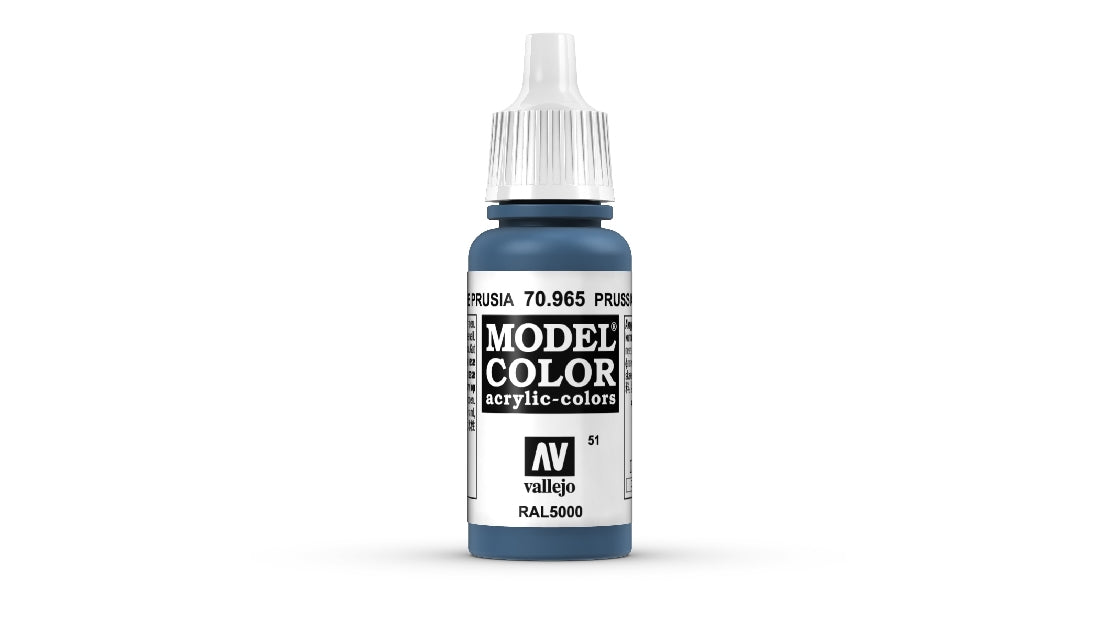 Vallejo Model Colour #056 Prussian Blue 18 ml Matt Acrylic Paint