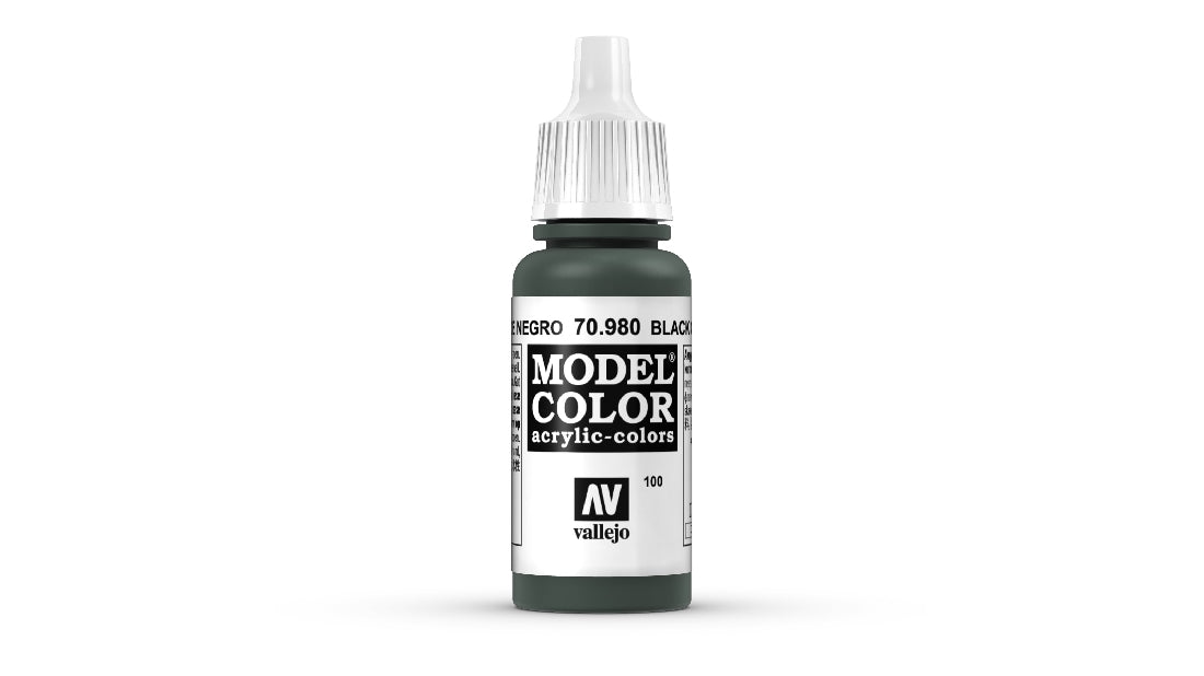 Vallejo Model Colour #080 Black Green 18 ml Matt Acrylic Paint