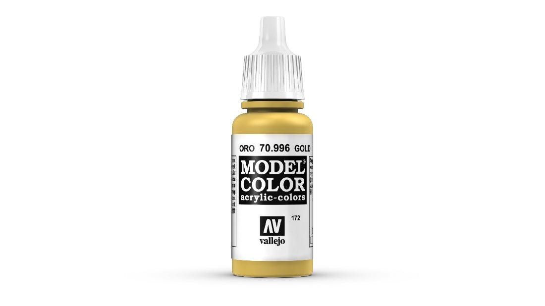 Vallejo Model Colour #199 Gold 18 ml Metallic Acrylic Paint