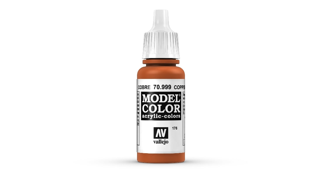Vallejo Model Colour #203 Copper 18 ml Metallic Acrylic Paint