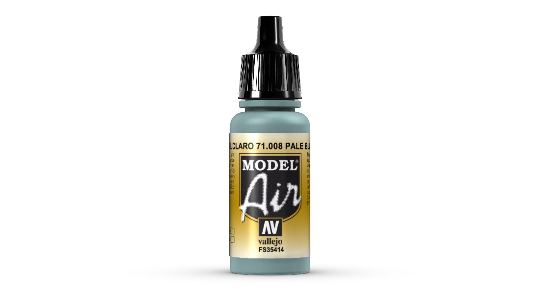 Vallejo Model Air Pale Blue 17 ml Acrylic Airbrush Paint 71008
