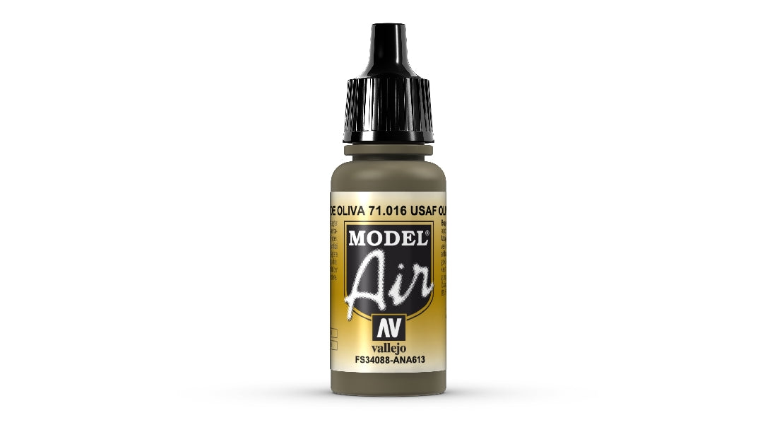 Vallejo Model Air USAF Olive Drab 17 ml Acrylic Airbrush Paint 71016