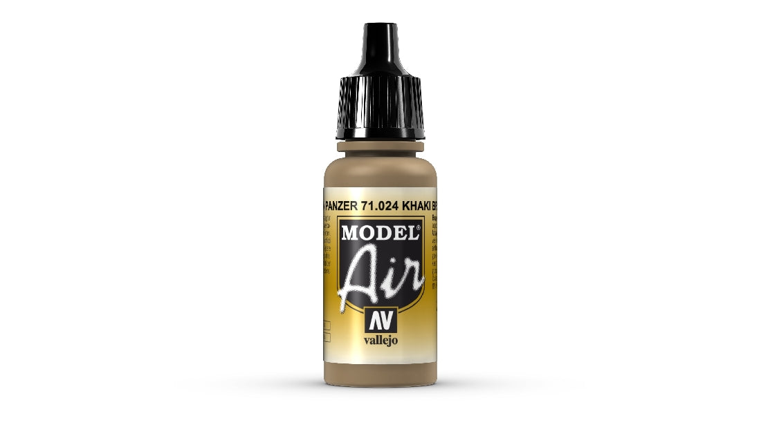 Vallejo Model Air Khaki Brown 17 ml Acrylic Airbrush Paint 71024