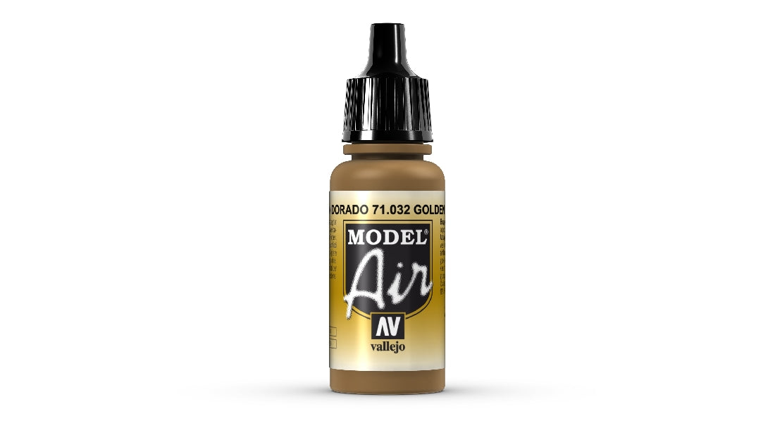 Vallejo Model Air Golden Brown 17 ml Acrylic Airbrush Paint 71032