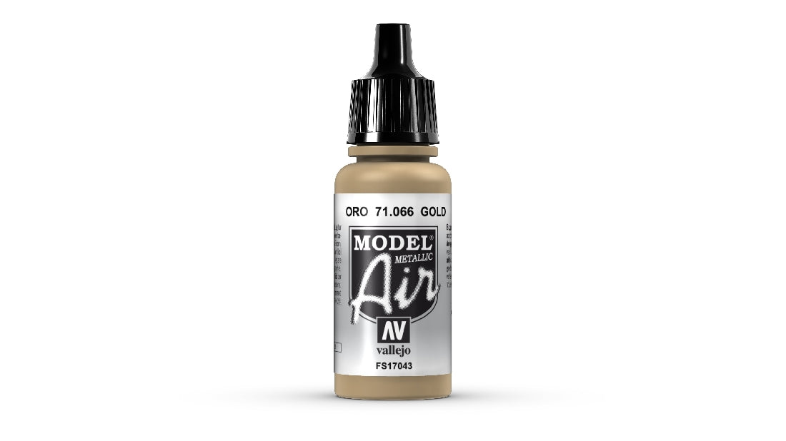 Vallejo Model Air Gold 17 ml Acrylic Airbrush Paint 71066
