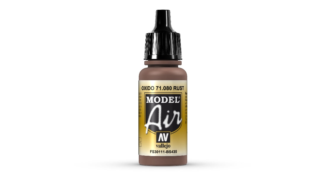 Vallejo Model Air Rust 17 ml Acrylic Airbrush Paint 71080