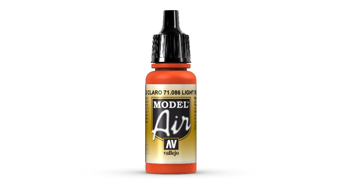 Vallejo Model Air Light Red 17 ml Acrylic Airbrush Paint 71086