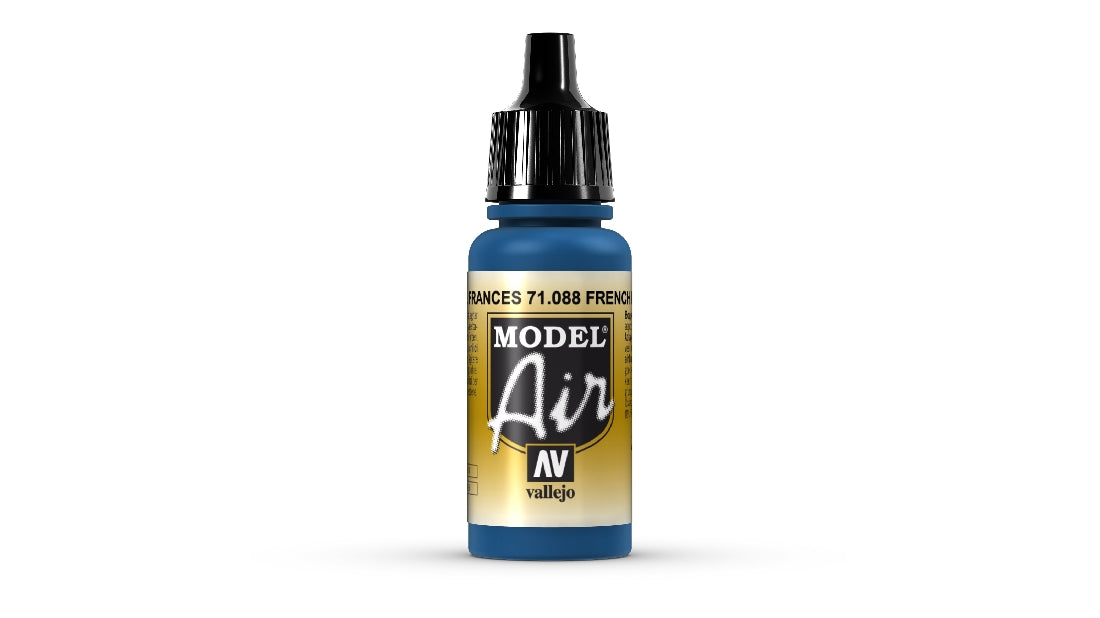 Vallejo Model Air French Blue 17 ml Acrylic Airbrush Paint 71088