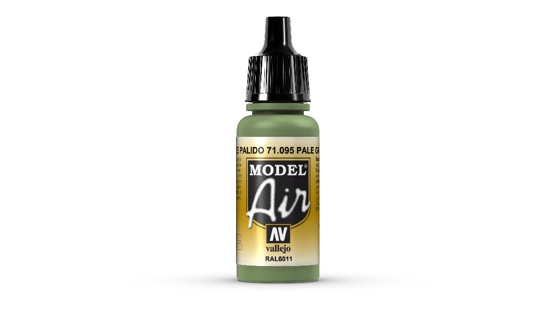 Vallejo Model Air Pale Green 17 ml Acrylic Airbrush Paint 71095