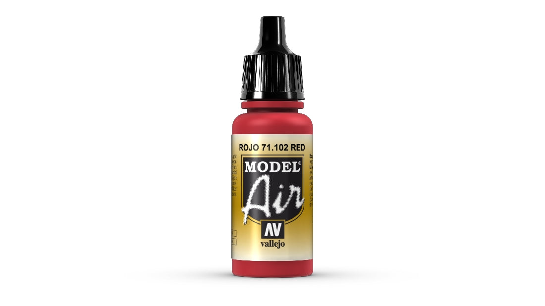 Vallejo Model Air Red 17 ml Acrylic Airbrush Paint 71102