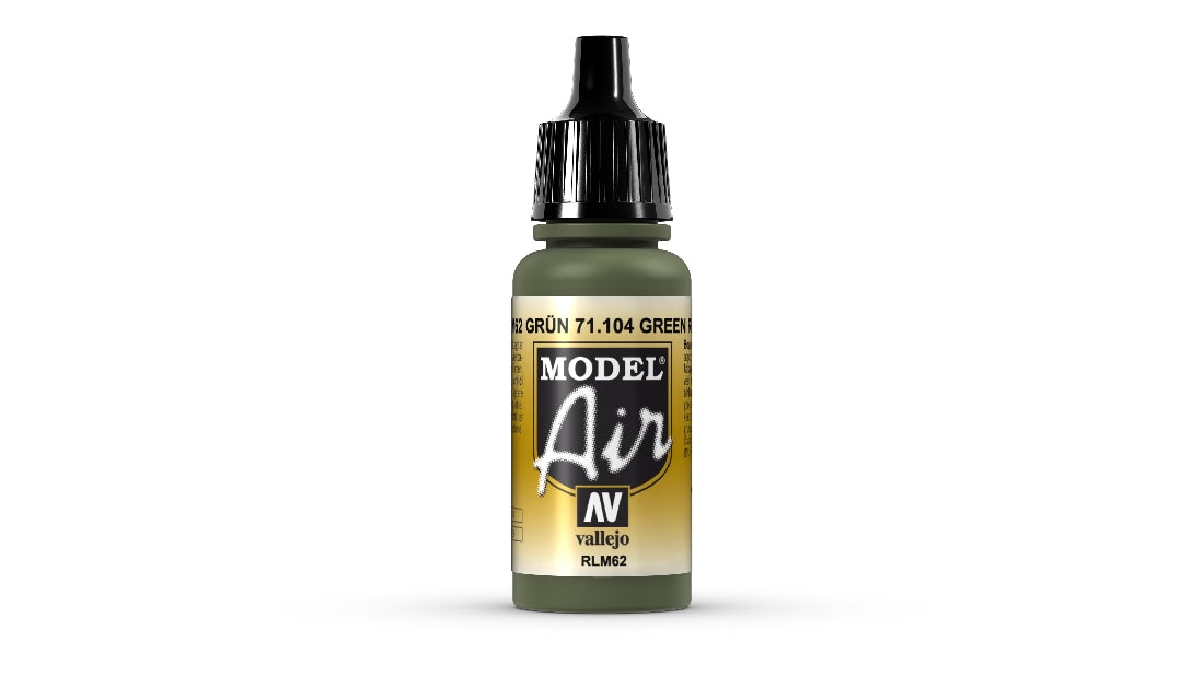 Vallejo Model Air Green RLM62 17 ml Acrylic Airbrush Paint 71104
