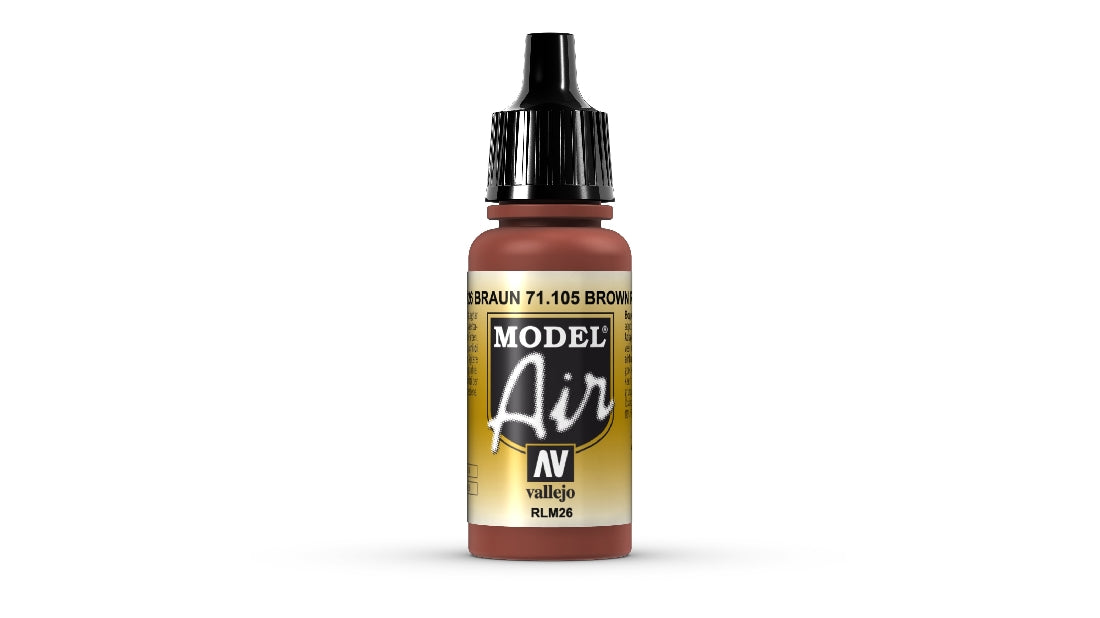 Vallejo Model Air Brown RLM26 17 ml Acrylic Airbrush Paint 71105