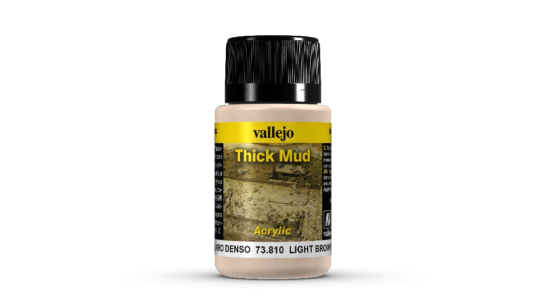 Vallejo Weathering Effects Light Brown Thick Mud 40 ml 73810