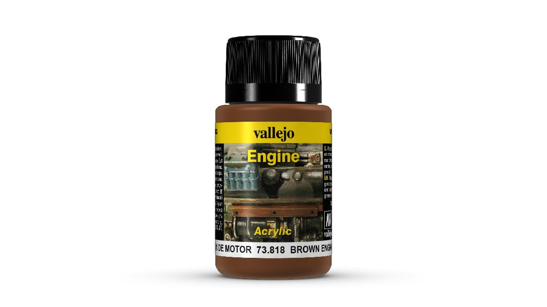 Vallejo Weathering Effects Brown Engine Soot 40 ml 73818