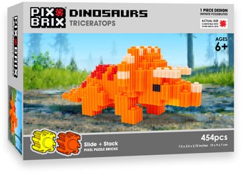 Pix Brix Dinosaurs - Triceratops 454pc