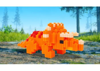 Pix Brix Dinosaurs - Triceratops 454pc