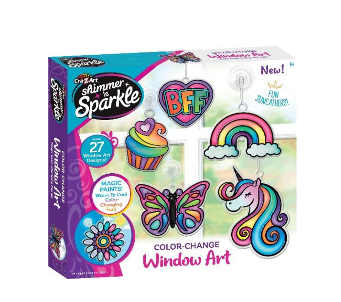 Shimmer N Sparkle Colour Changing Window Art