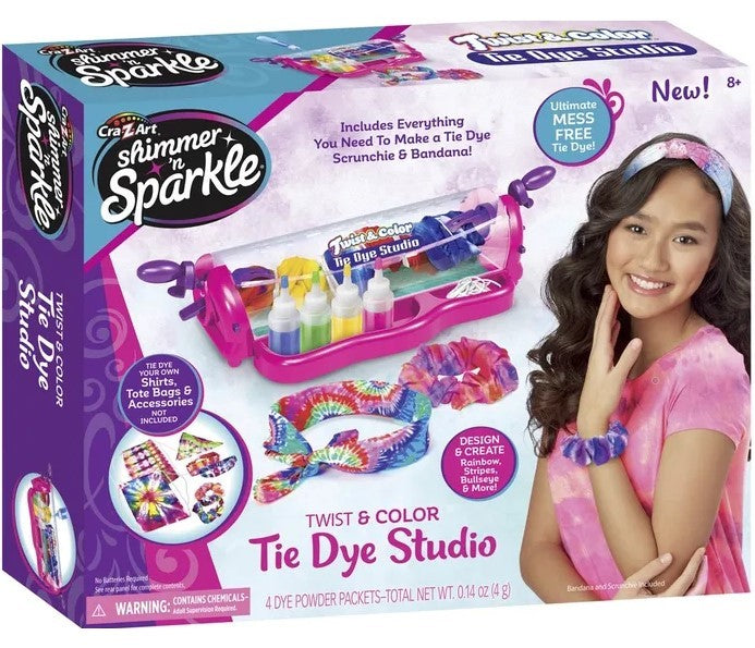 Cra-z-art Shimmer And Sparkle Ultimate Tie Dye Studio