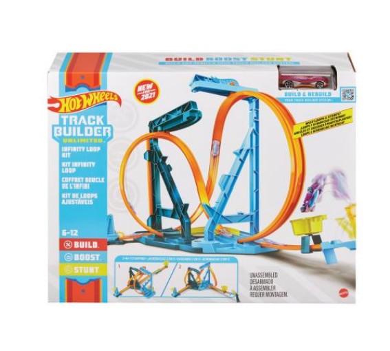 Hot Wheelt Track Builder Infinity Loop Kit