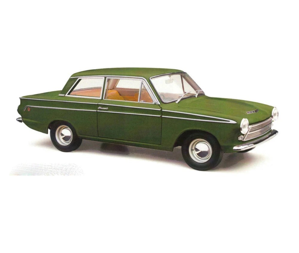 Classic Carlectables 1/18 Ford Cortina Gt - Goodwood Green