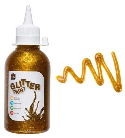 Glitter Paint Gold 250ml