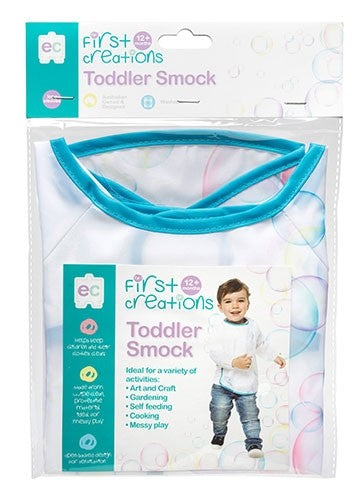 Ec First Cerations Toddler Smock Long Sleeve