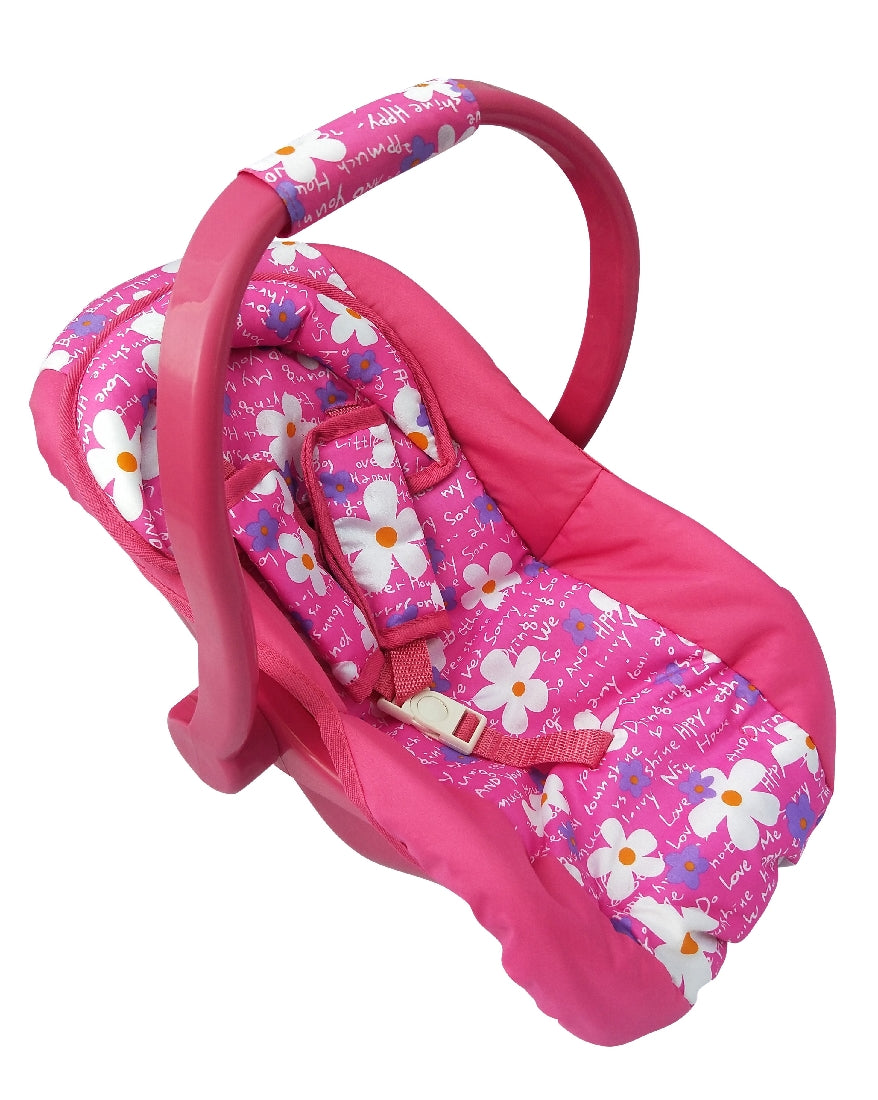 PLAYWORLD DOLL CAR SEAT PINK