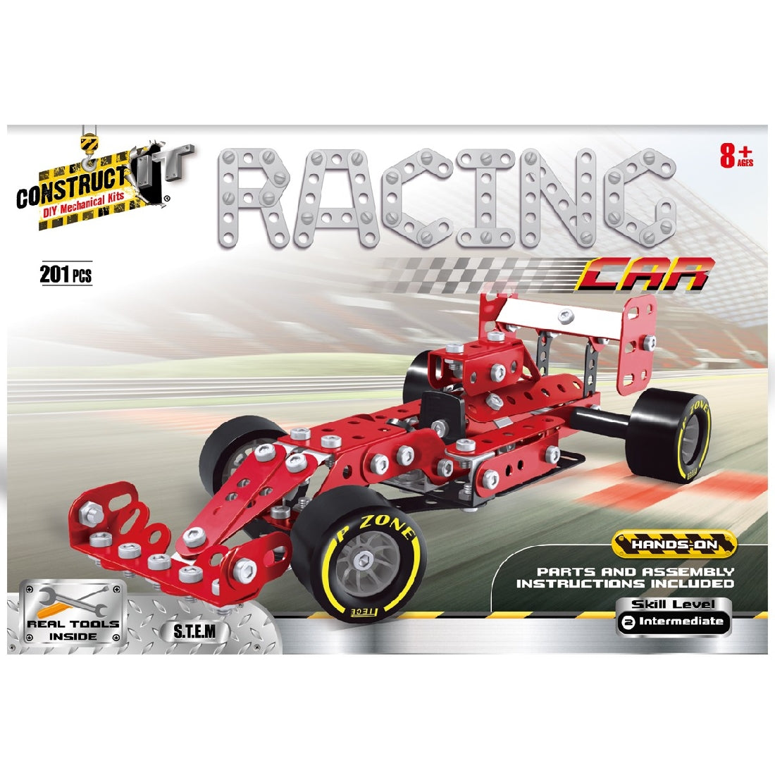 Construct It Racing Car 201 Pcs