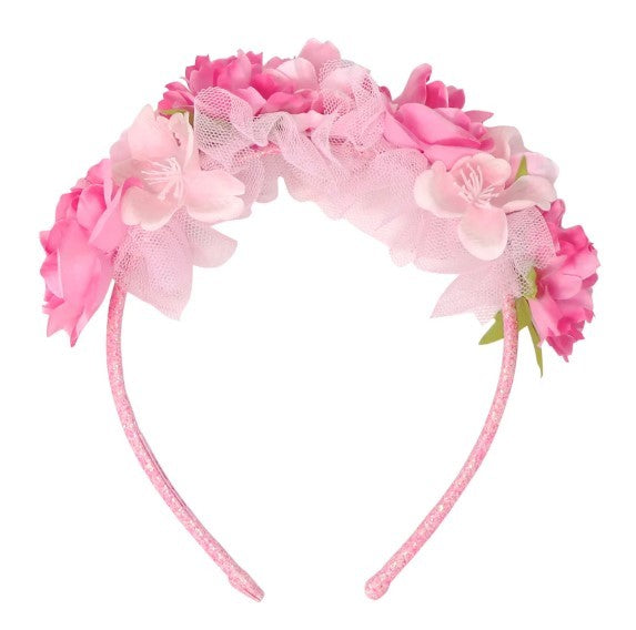Pink Poppy Ballerina Floral Headband