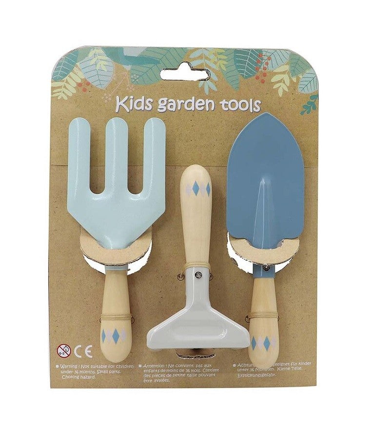 Kaper Kidz Calm & Breezy Kids Garden Tools 3pcs - Blue