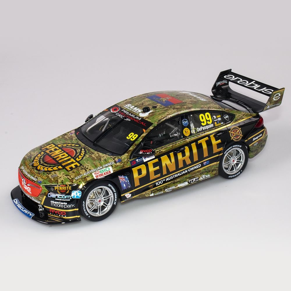 Ac 1/18 Erebus Penrite Racing #99 Holden Zb Commodore Supercar - 2019 Townsvill 400 Camoflage Livery