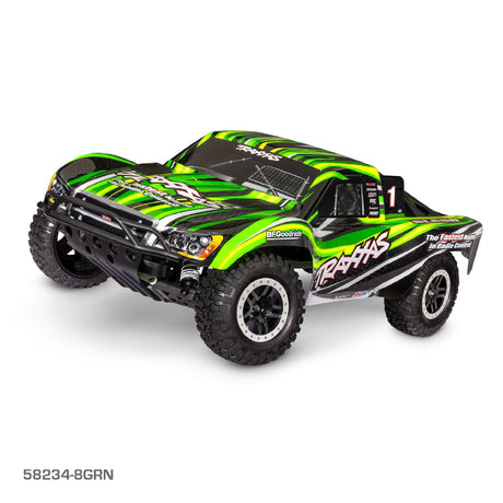 TRAXXAS SLASH GREEN WITH USB-C CHARGER