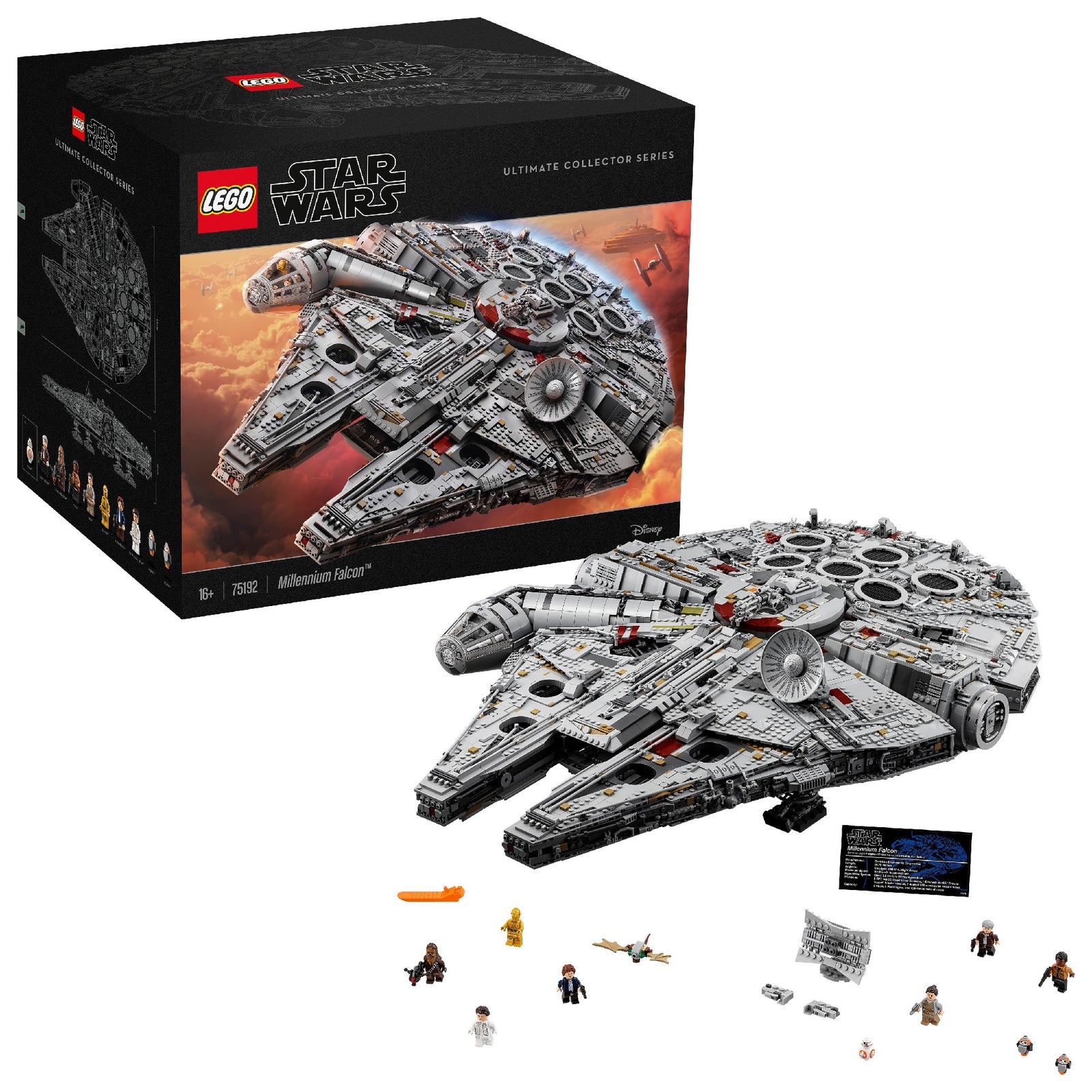 LEGO STAR WARS UCS MILLENNIUM FALCON 75192 AGE: 16+