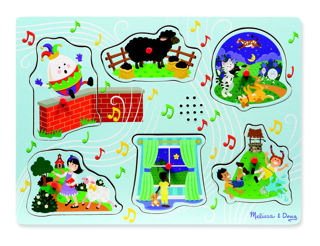 M&D - NURSERY RHYME B SOUND PUZZLE - 6PC