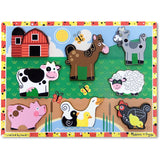 Melissa & Doug Farm Chunky Puzzle 8 Pce