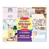 Melissa & Doug Reusable Sticker Pad - Play House